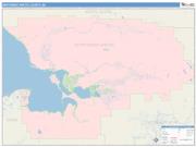 Northwest Arctic <br /> Wall Map <br /> Color Cast Style 2025 Map