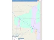 Southeast Fairbanks <br /> Wall Map <br /> Color Cast Style 2025 Map