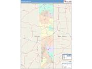 Apache <br /> Wall Map <br /> Color Cast Style 2025 Map