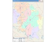 Arkansas <br /> Wall Map <br /> Color Cast Style 2025 Map