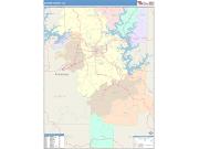 Baxter <br /> Wall Map <br /> Color Cast Style 2025 Map