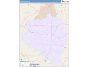 Calhoun <br /> Wall Map <br /> Color Cast Style 2025 Map