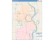 Chicot <br /> Wall Map <br /> Color Cast Style 2025 Map