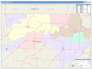 Clay <br /> Wall Map <br /> Color Cast Style 2025 Map