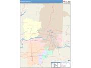 Franklin <br /> Wall Map <br /> Color Cast Style 2025 Map