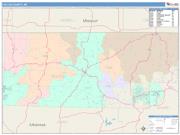 Fulton <br /> Wall Map <br /> Color Cast Style 2025 Map