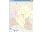 Grant <br /> Wall Map <br /> Color Cast Style 2025 Map