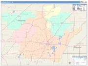 Greene <br /> Wall Map <br /> Color Cast Style 2025 Map