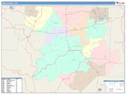 Izard <br /> Wall Map <br /> Color Cast Style 2025 Map