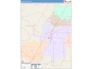Jackson <br /> Wall Map <br /> Color Cast Style 2025 Map