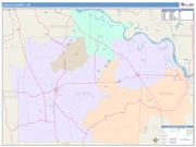 Lincoln <br /> Wall Map <br /> Color Cast Style 2025 Map