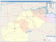 Logan <br /> Wall Map <br /> Color Cast Style 2025 Map