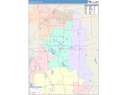 Lonoke <br /> Wall Map <br /> Color Cast Style 2025 Map