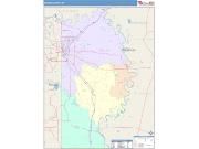 Miller <br /> Wall Map <br /> Color Cast Style 2025 Map