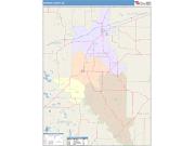 Monroe <br /> Wall Map <br /> Color Cast Style 2025 Map