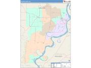 Phillips <br /> Wall Map <br /> Color Cast Style 2025 Map