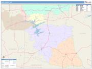 Pike <br /> Wall Map <br /> Color Cast Style 2025 Map