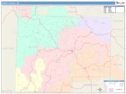 Searcy <br /> Wall Map <br /> Color Cast Style 2025 Map