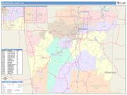 Washington <br /> Wall Map <br /> Color Cast Style 2025 Map