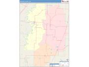 Woodruff <br /> Wall Map <br /> Color Cast Style 2025 Map