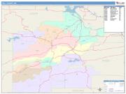 Yell <br /> Wall Map <br /> Color Cast Style 2025 Map
