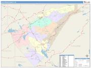 Calaveras <br /> Wall Map <br /> Color Cast Style 2025 Map