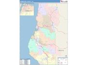 Humboldt <br /> Wall Map <br /> Color Cast Style 2025 Map