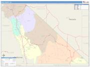 Inyo <br /> Wall Map <br /> Color Cast Style 2025 Map
