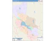 Lake <br /> Wall Map <br /> Color Cast Style 2025 Map