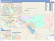 Riverside <br /> Wall Map <br /> Color Cast Style 2025 Map