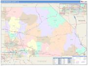 San Bernardino <br /> Wall Map <br /> Color Cast Style 2025 Map