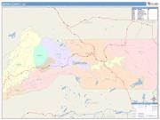 Sierra <br /> Wall Map <br /> Color Cast Style 2025 Map