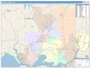 Solano <br /> Wall Map <br /> Color Cast Style 2025 Map