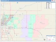 Adams <br /> Wall Map <br /> Color Cast Style 2025 Map