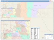 Arapahoe <br /> Wall Map <br /> Color Cast Style 2025 Map