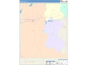 Bent <br /> Wall Map <br /> Color Cast Style 2025 Map