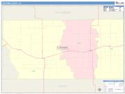 Cheyenne <br /> Wall Map <br /> Color Cast Style 2025 Map