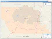 Conejos <br /> Wall Map <br /> Color Cast Style 2025 Map