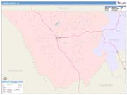 Custer <br /> Wall Map <br /> Color Cast Style 2025 Map