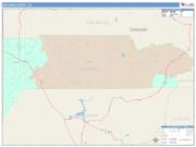 Dolores <br /> Wall Map <br /> Color Cast Style 2025 Map