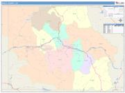 Eagle <br /> Wall Map <br /> Color Cast Style 2025 Map