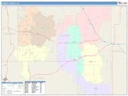 Elbert <br /> Wall Map <br /> Color Cast Style 2025 Map