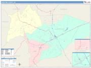 Huerfano <br /> Wall Map <br /> Color Cast Style 2025 Map