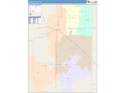 Lincoln <br /> Wall Map <br /> Color Cast Style 2025 Map