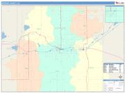 Morgan <br /> Wall Map <br /> Color Cast Style 2025 Map