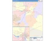 Pueblo <br /> Wall Map <br /> Color Cast Style 2025 Map
