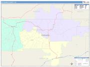 Rio Blanco <br /> Wall Map <br /> Color Cast Style 2025 Map