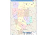 Tolland <br /> Wall Map <br /> Color Cast Style 2025 Map