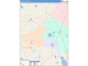 Bradford <br /> Wall Map <br /> Color Cast Style 2025 Map