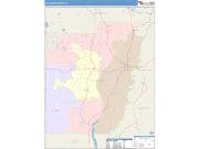 Calhoun <br /> Wall Map <br /> Color Cast Style 2025 Map